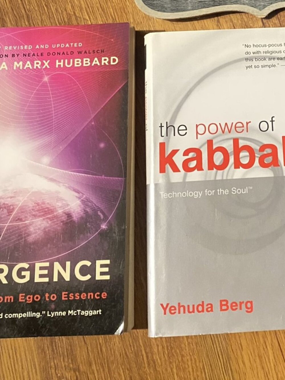 Mind-Body Spirit 3-Book Lot: Biology of Belief, Kabbalah, Emergence